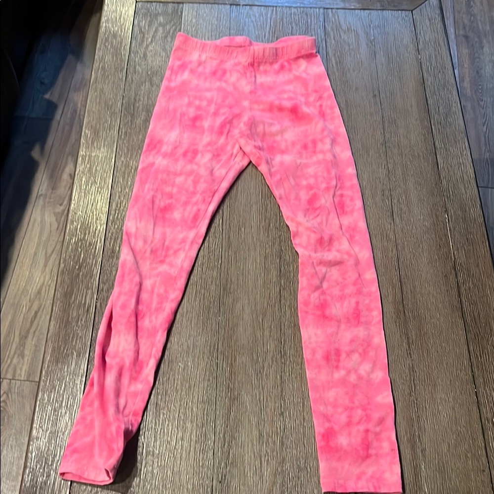 Old Navy Kids Pink Tie-Dye Leggings